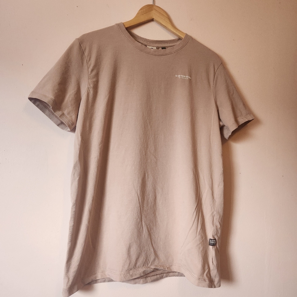 G-Star RAW NWT Slim Base T-Shirt Lox Dusty Pink Clay XL New